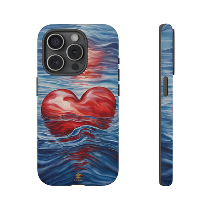 Deep Devotion Red Heart iPhone Tough Case Valentine's gift Protective Cover