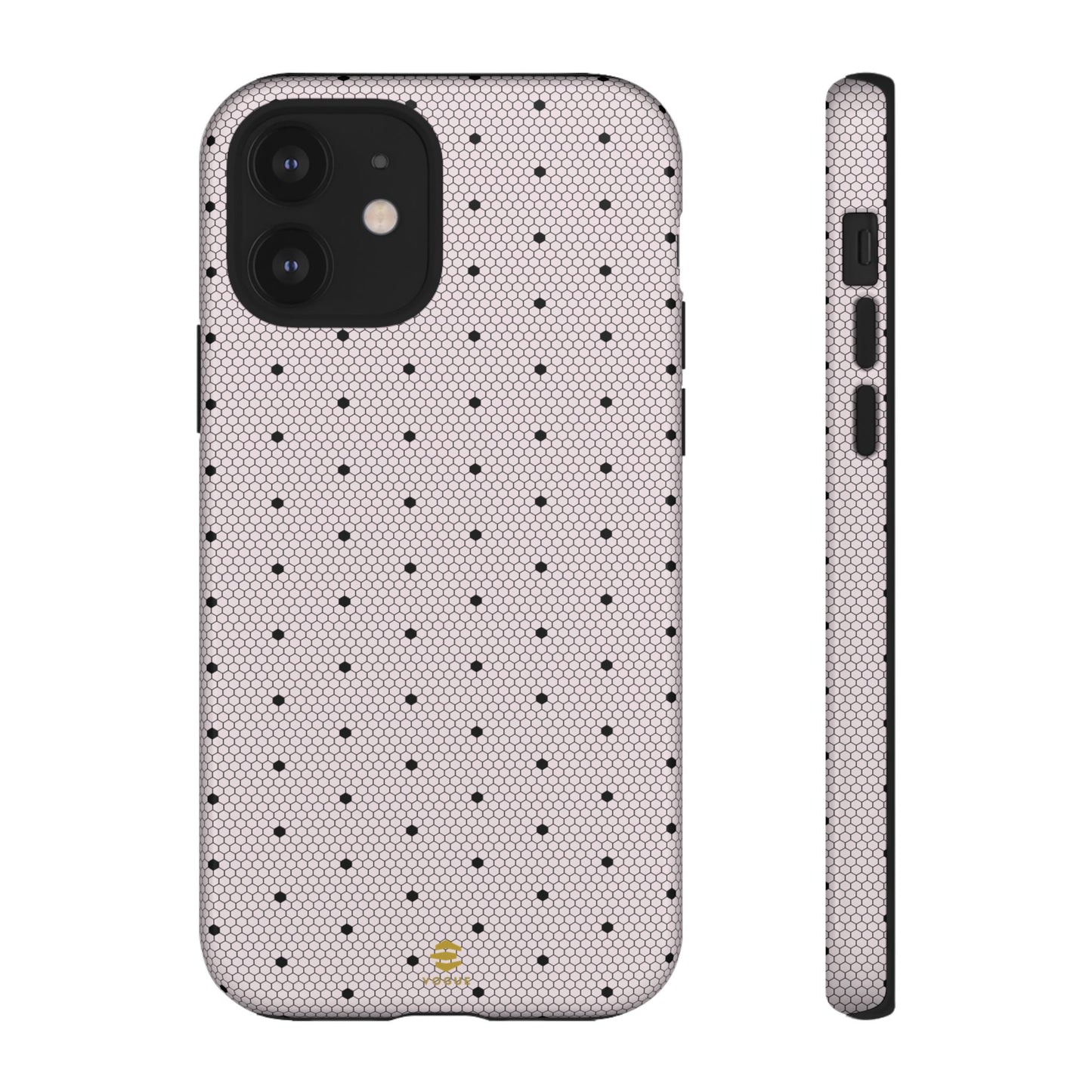 Funda para iPhone Allure con encaje color piel