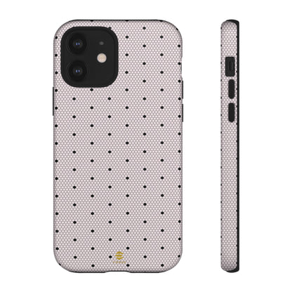 Funda para iPhone Allure con encaje color piel