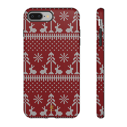 Red Xmas Jumper iPhone case