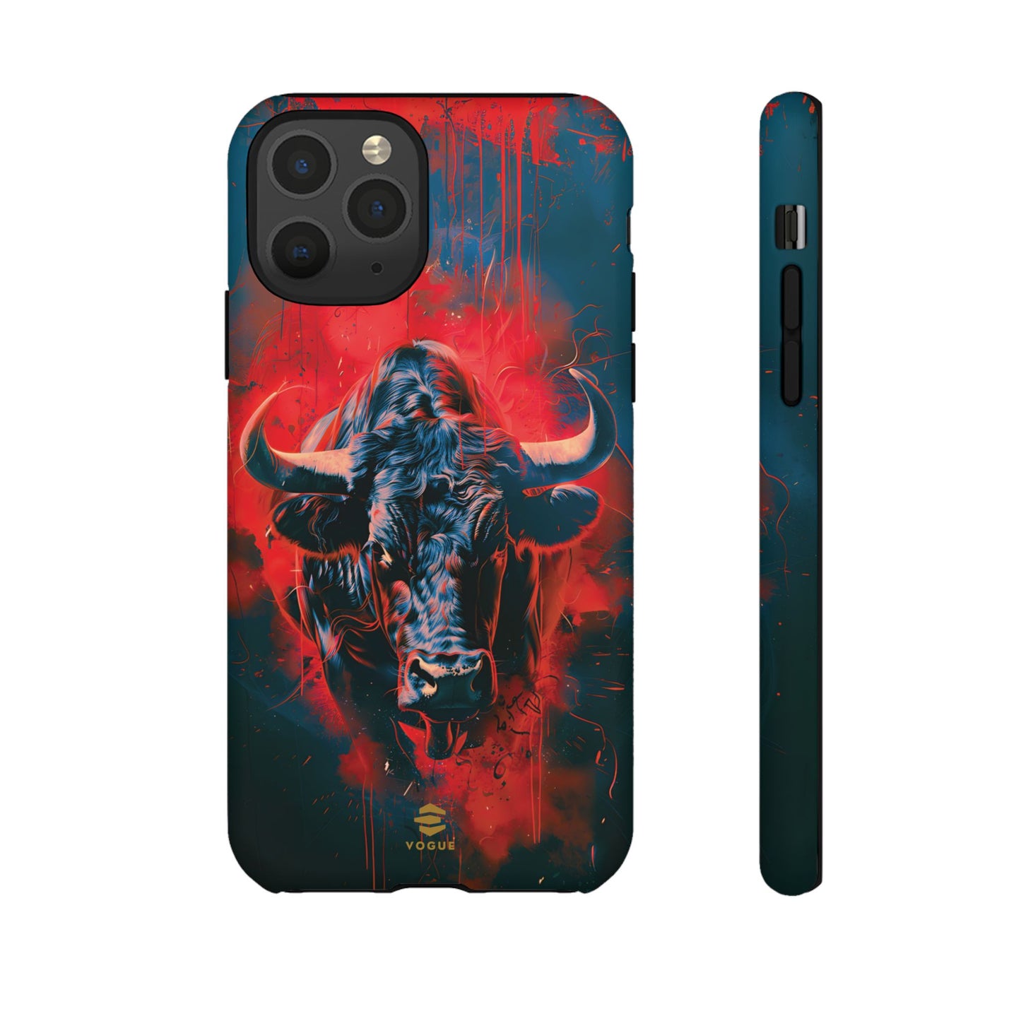 Bull Teal iPhone Case