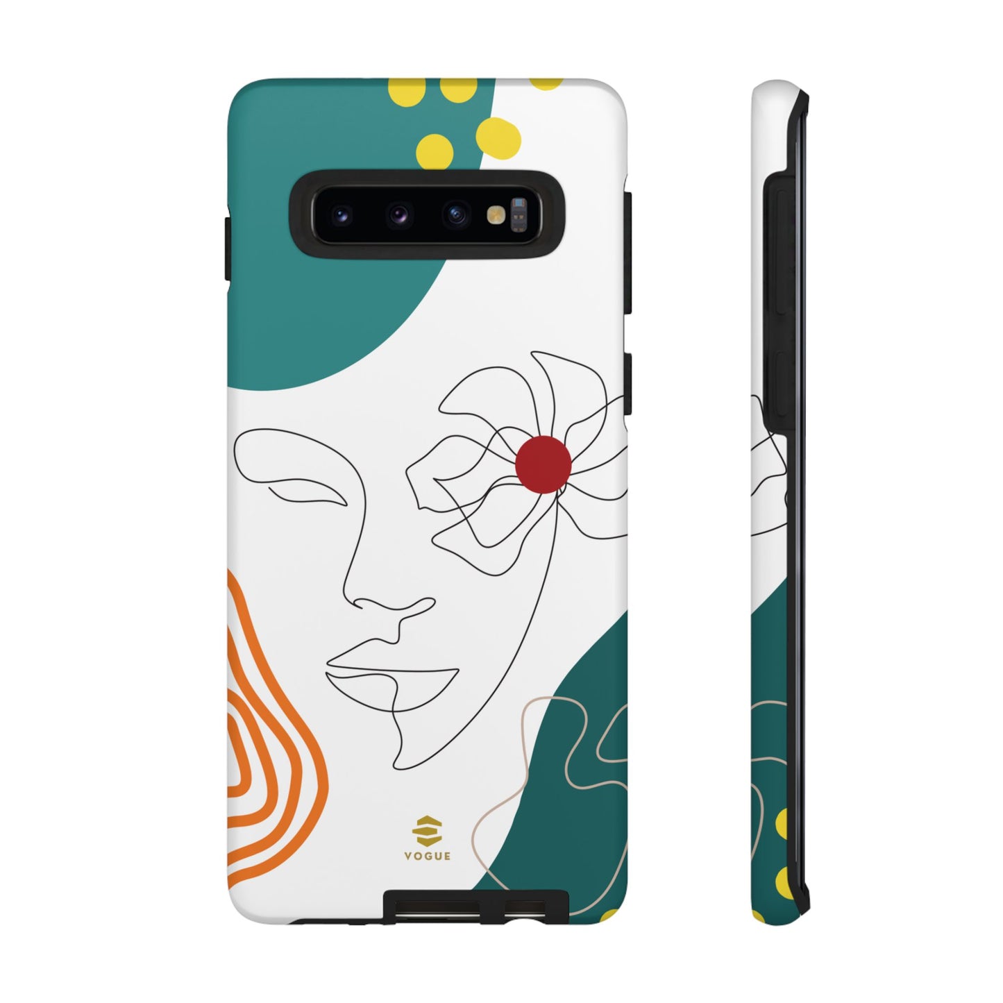 Women Face Line Art Phone Case Samsung