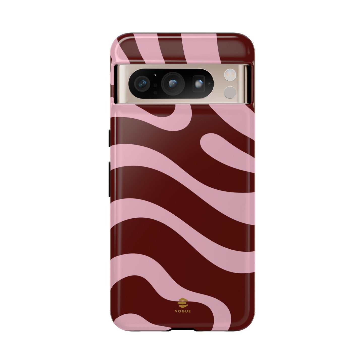 Maroon Ripple Google Pixel Case