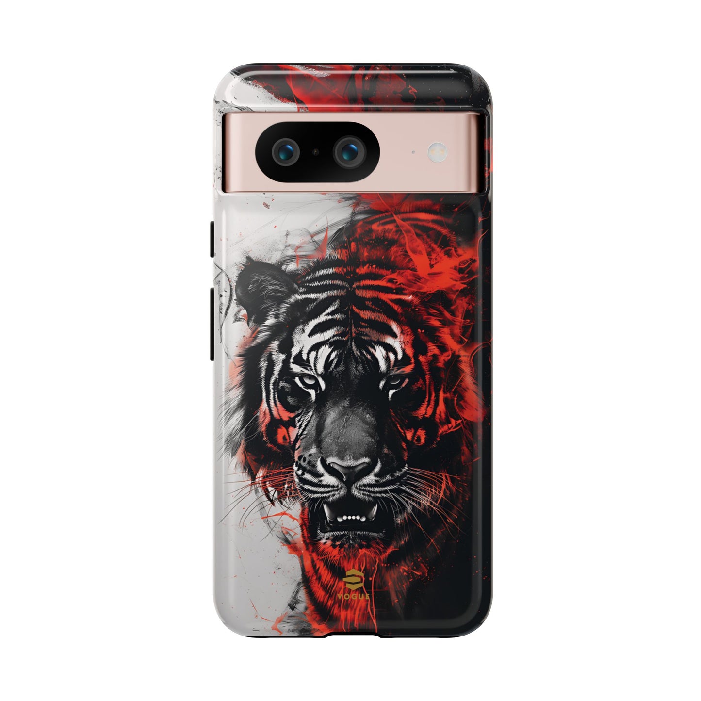 Estuche de Google con diseño de tigre