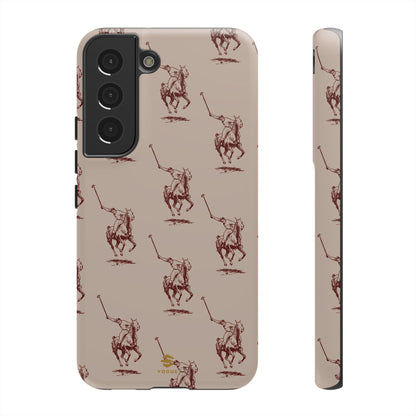 Polo Player Brown Samsung Case