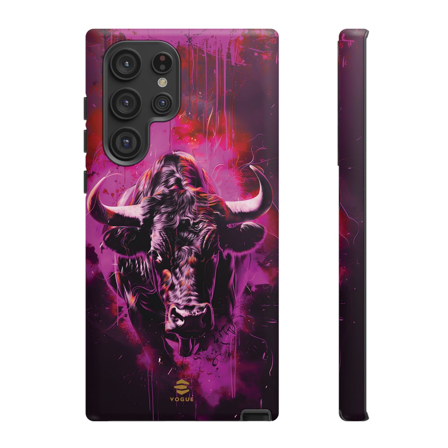 Bull Hot Pink Samsung Galaxy phone case