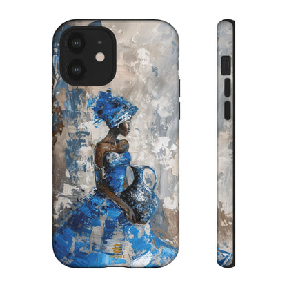 Blue Muse iPhone Case