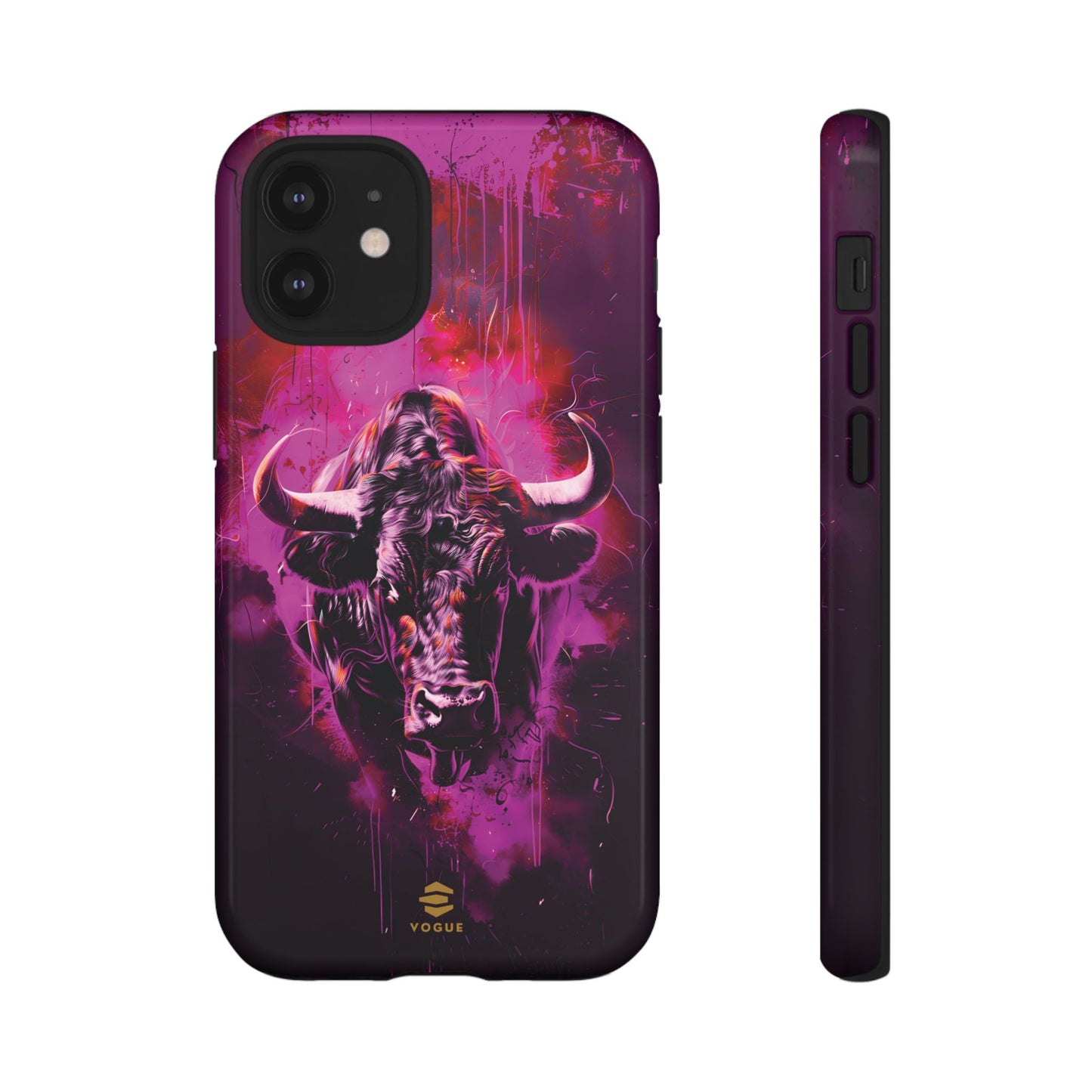 Bull Hot Pink iPhone Case