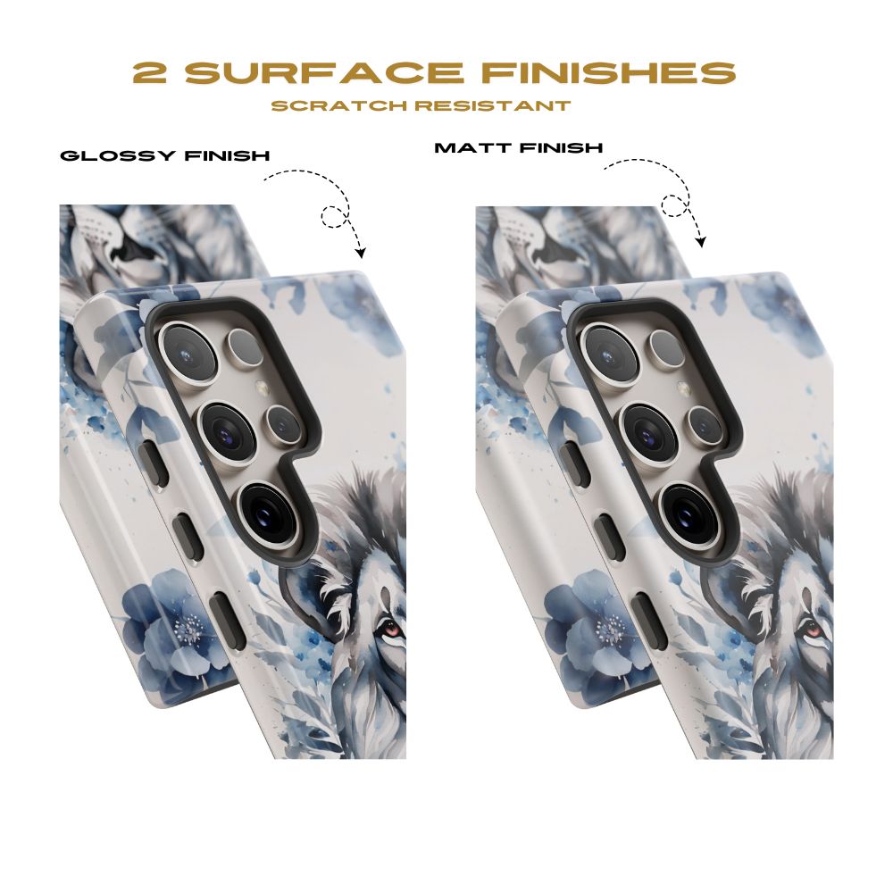 Lion Born to Win Samsung Galaxy Tough Phone Case