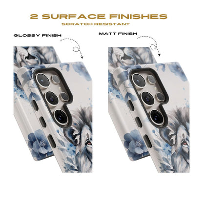 Lion Born to Win Samsung Galaxy Tough Phone Case