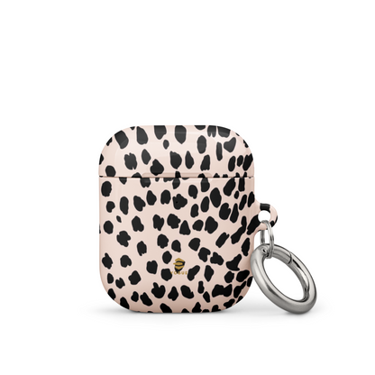 AirPod-Hüllen mit Animalprint in Nude