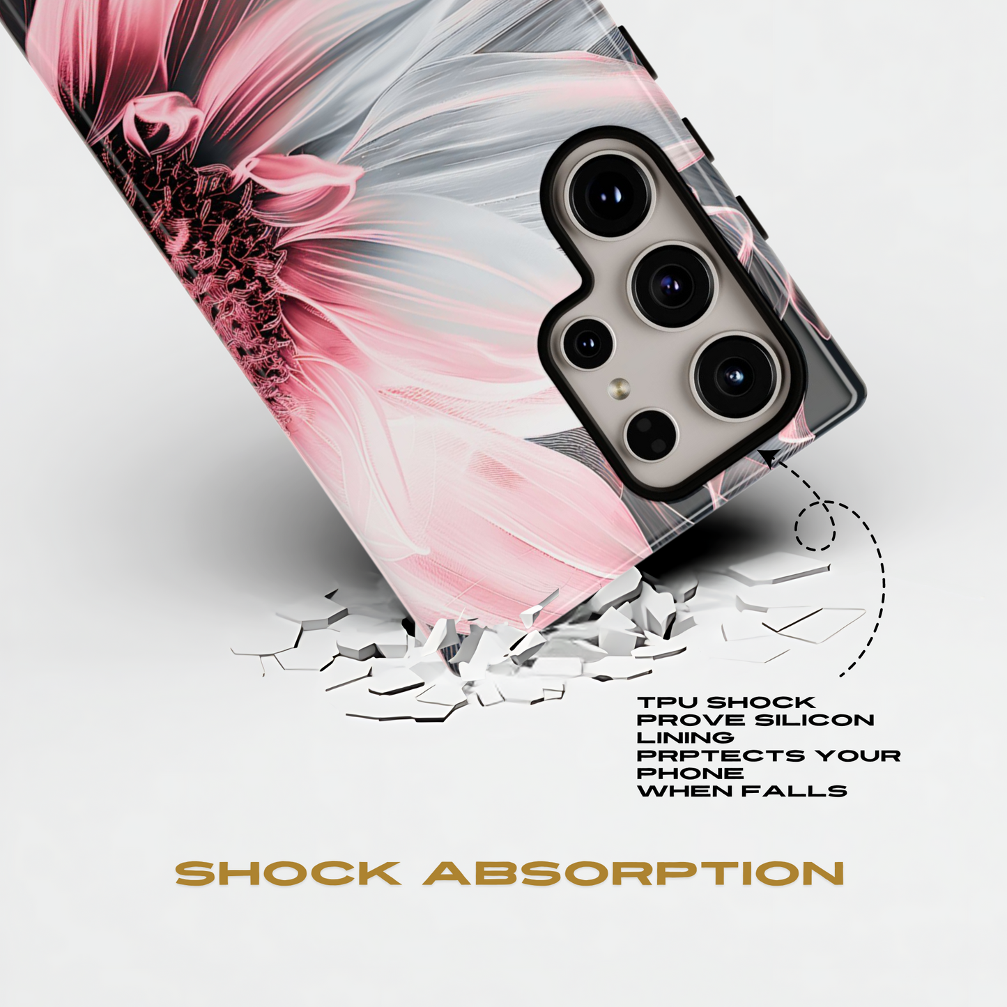 Pink Sunflower Samsung Tough Case