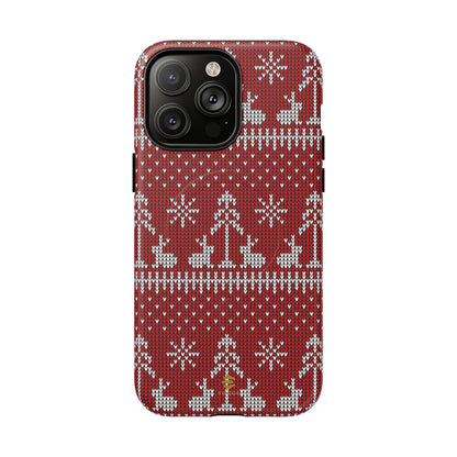 Red Xmas MagSafe iPhone Case