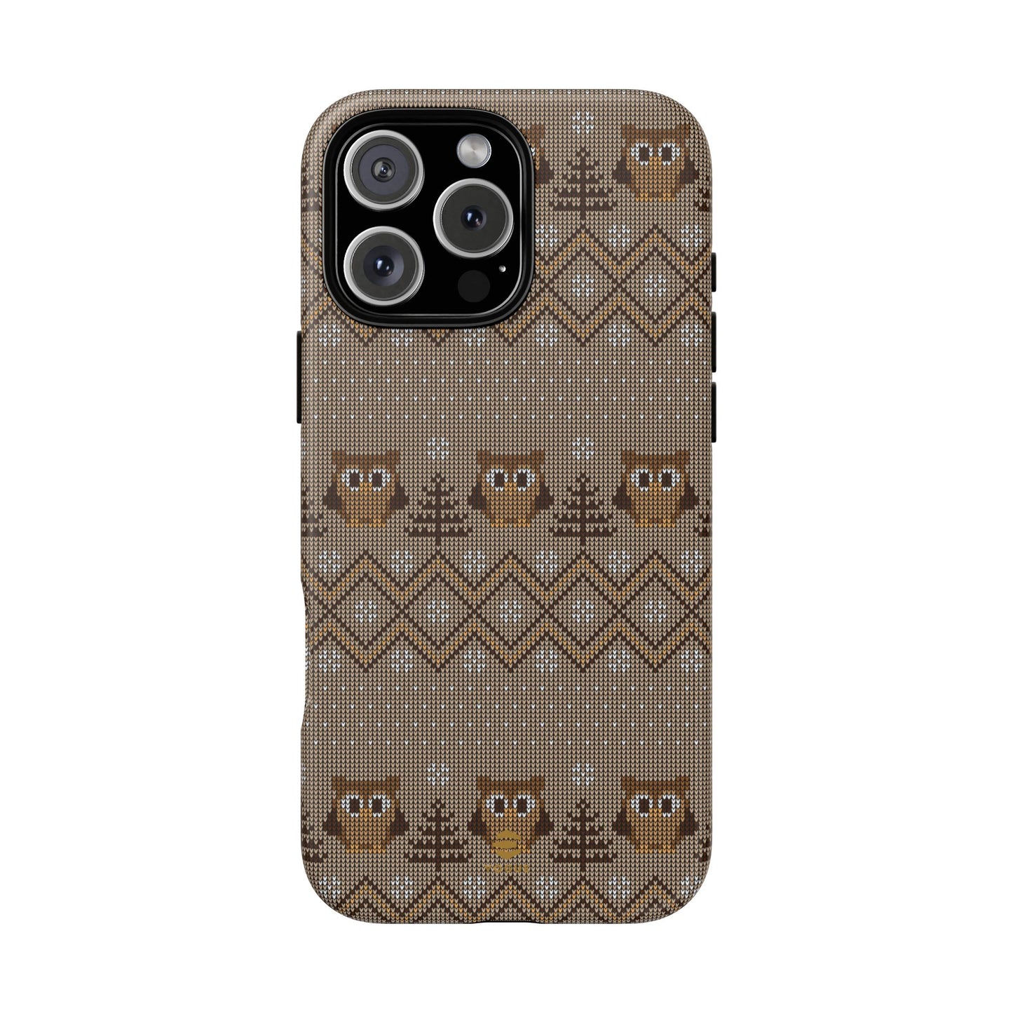 Owl Xmas Jumper iPhone case