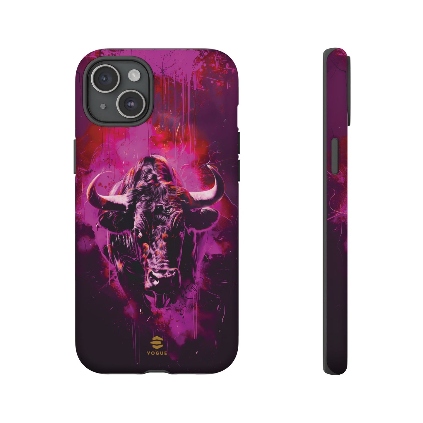 Bull Hot Pink iPhone Case