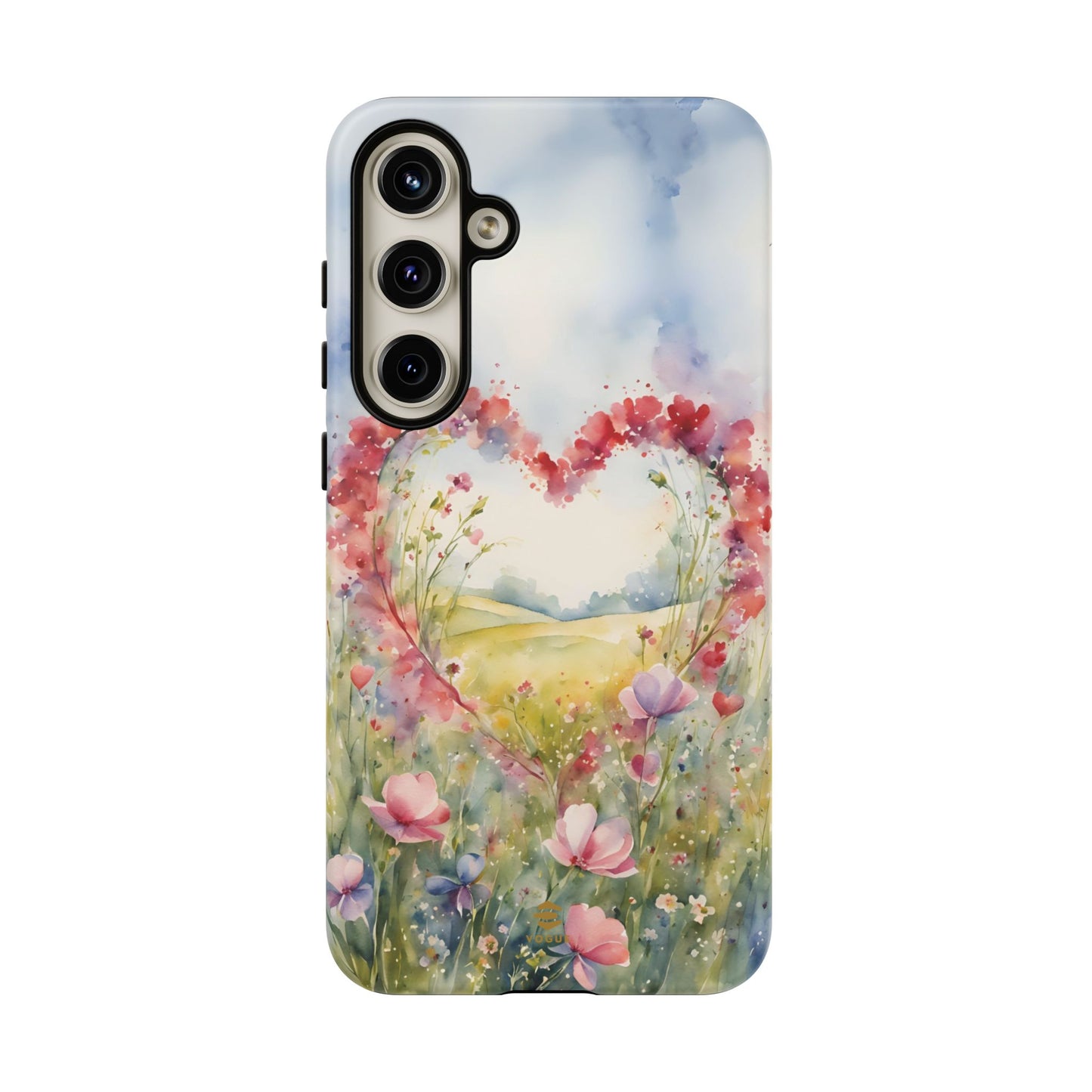 Flower heart Tough Phone Case for Samsung