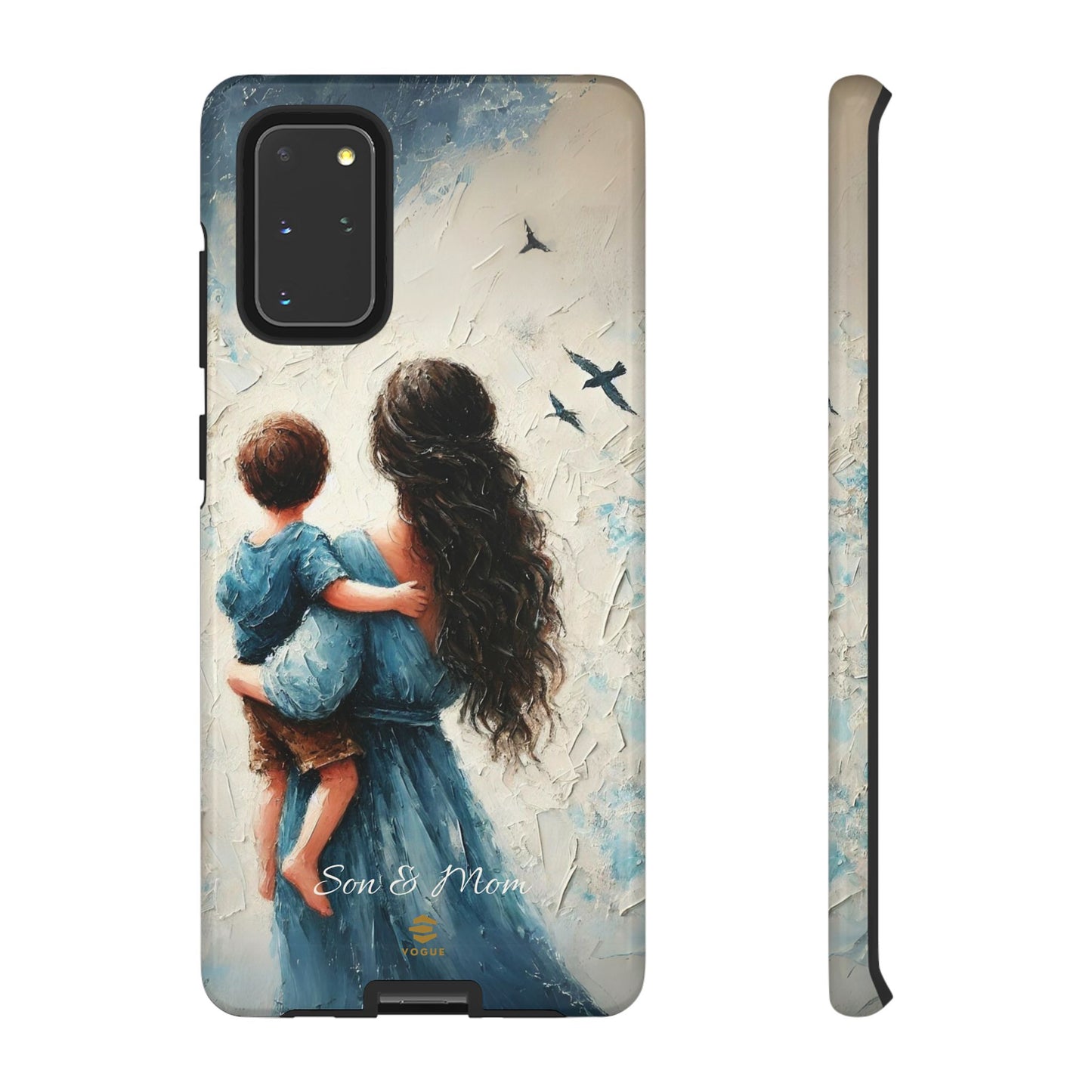 Custom Son & Mom Samsung Galaxy Tough Phone Case