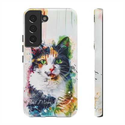 Custom Cat Mom Samsung Galaxy Tough Case