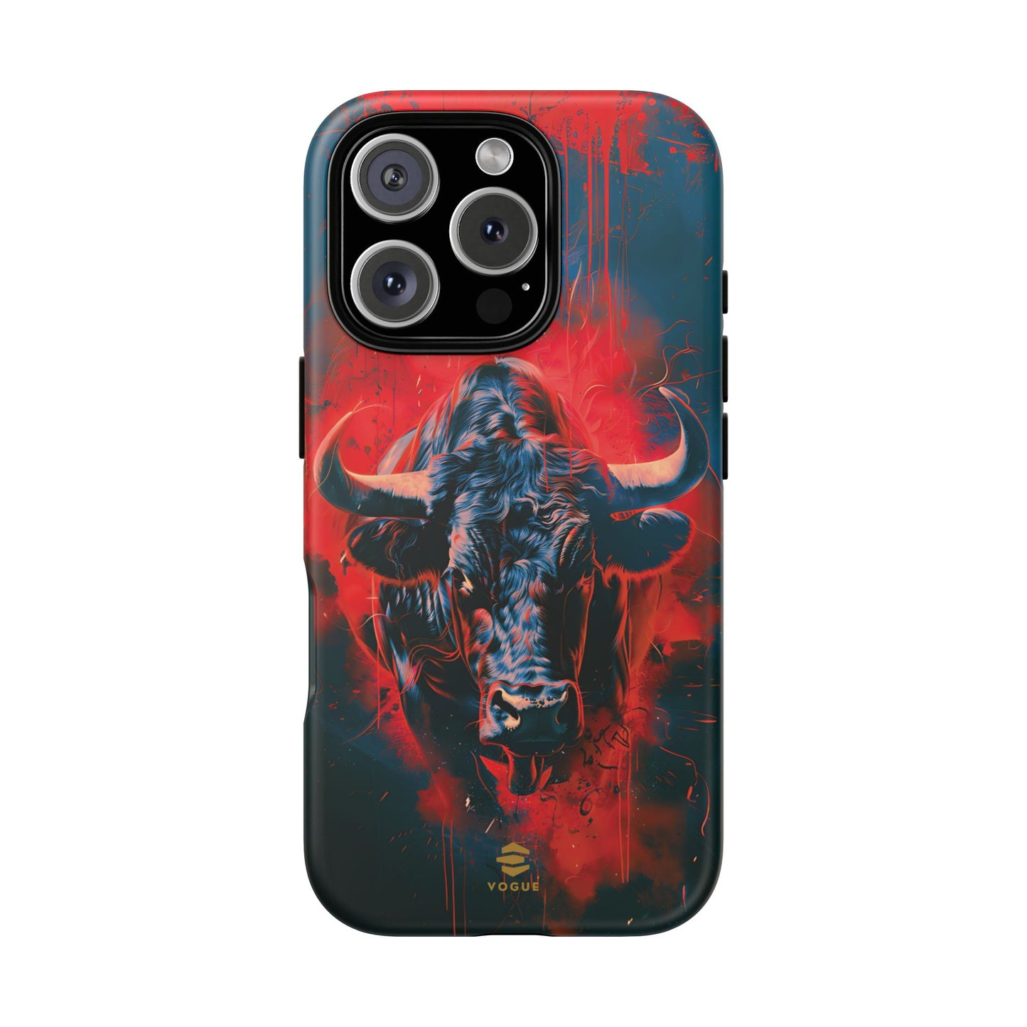 Bull Teal iPhone Case