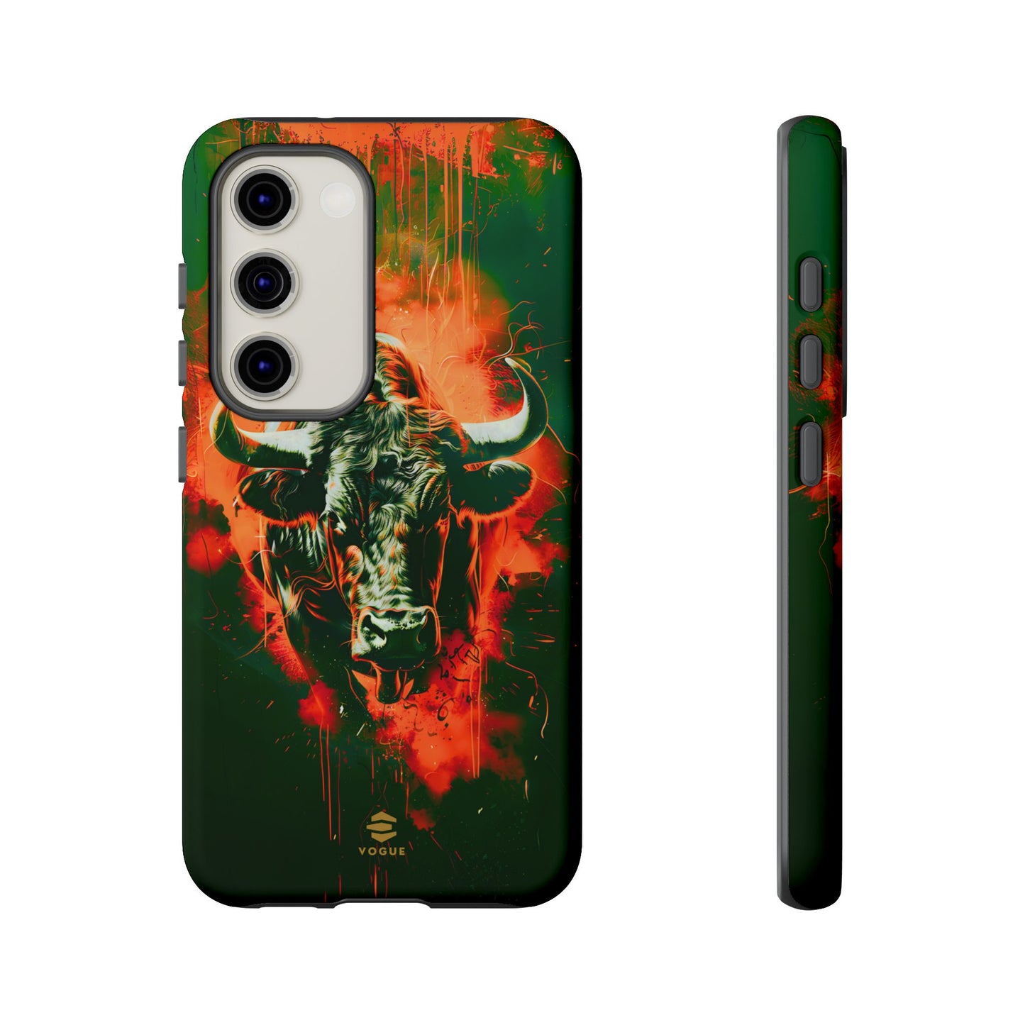 Green Bull Samsung Galaxy Tough Case