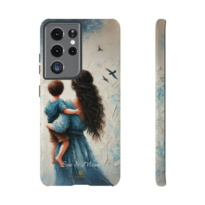 Custom Son & Mom Samsung Galaxy Tough Phone Case