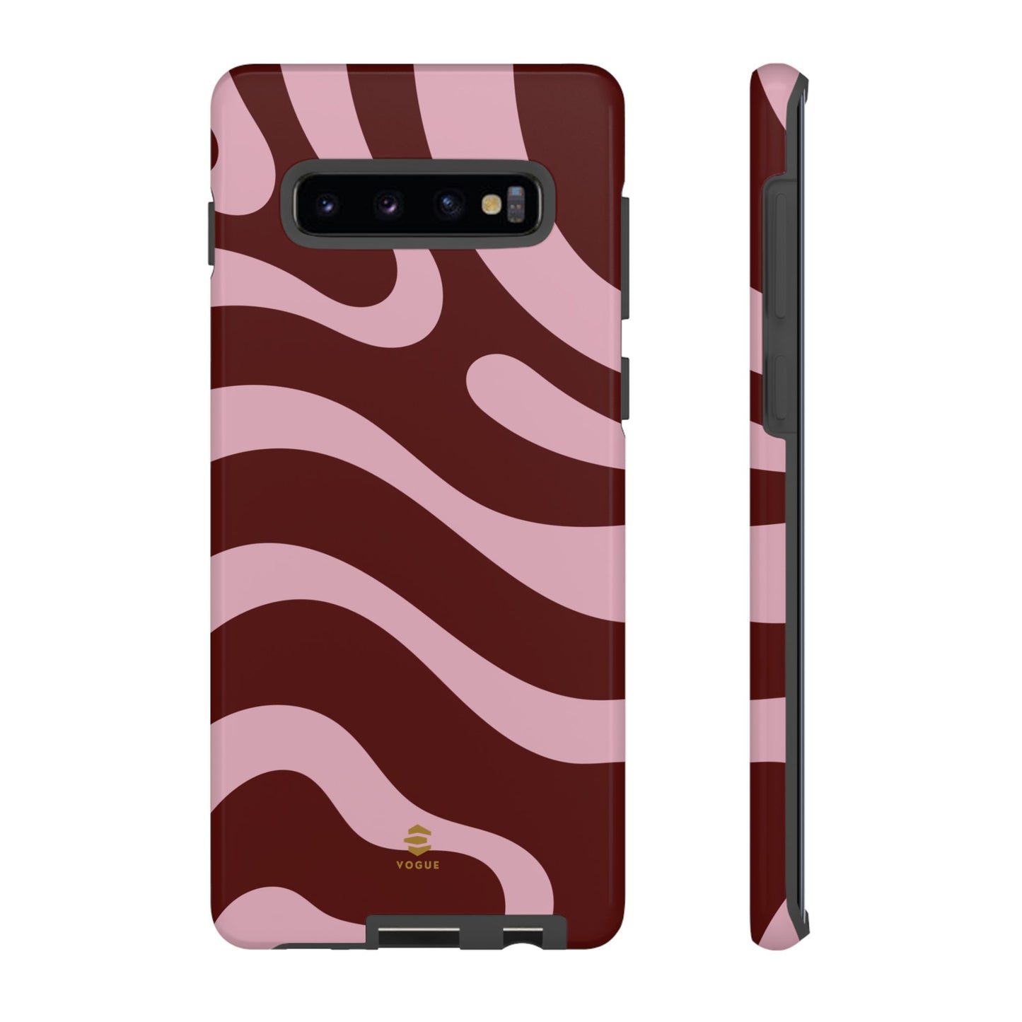 Maroon Ripple Samsung Galaxy Case