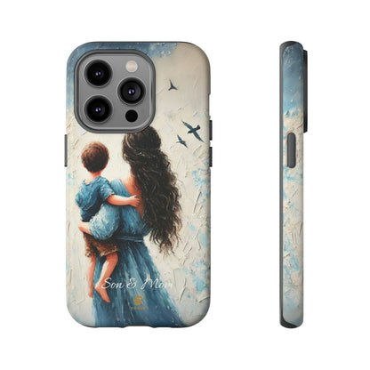 Custom Son & Mom iPhone Tough Case