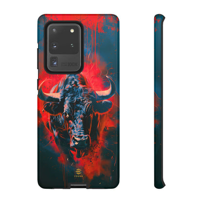 Bull Teal  Samsung Galaxy phone case