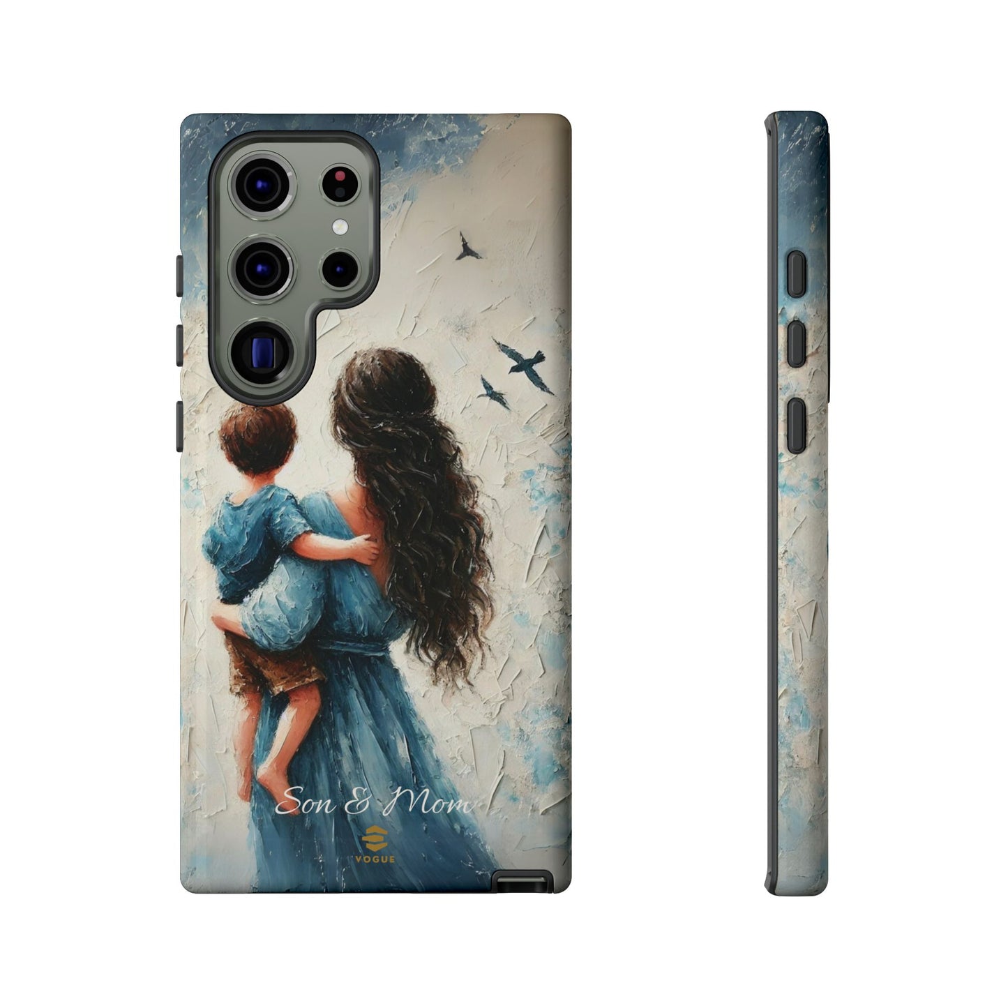 Custom Son & Mom Samsung Galaxy Tough Phone Case