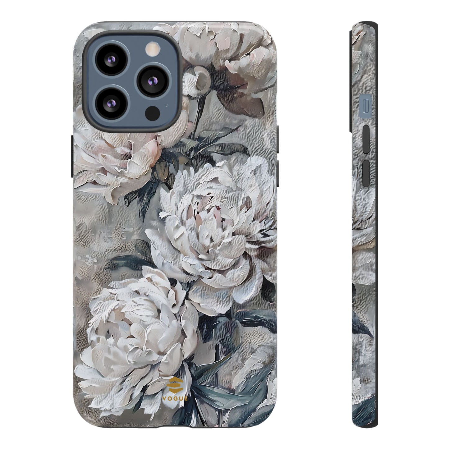 Funda para iPhone con pintura de peonías