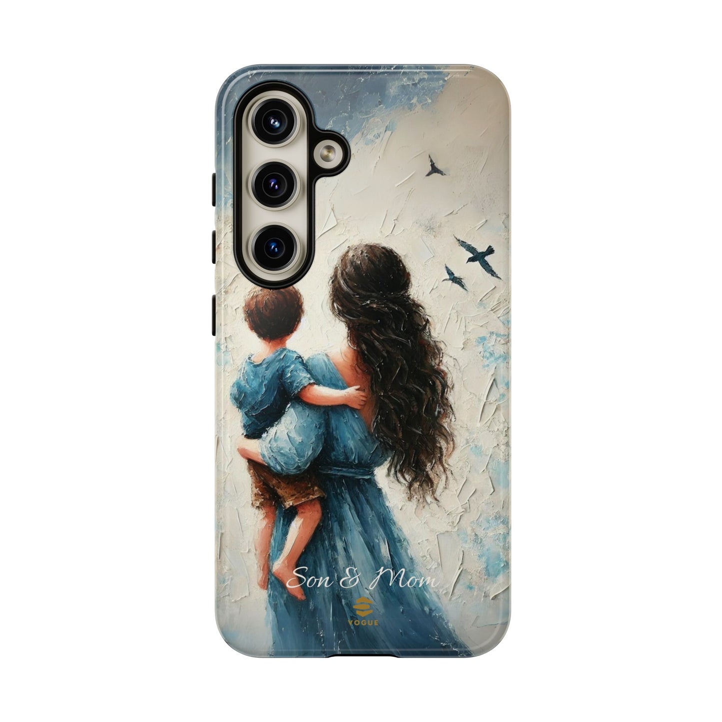 Custom Son & Mom Samsung Galaxy Tough Phone Case
