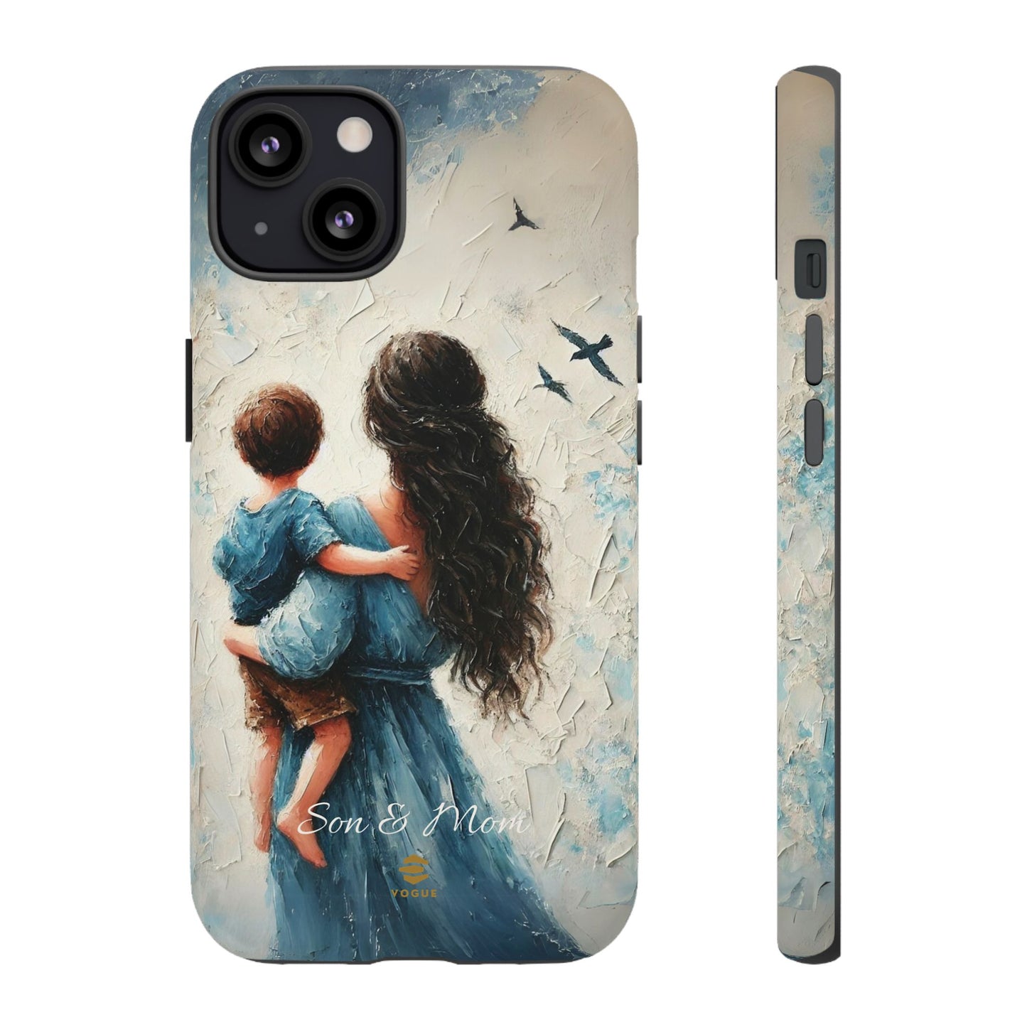 Custom Son & Mom iPhone Tough Case