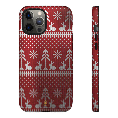 Red Xmas Jumper iPhone case