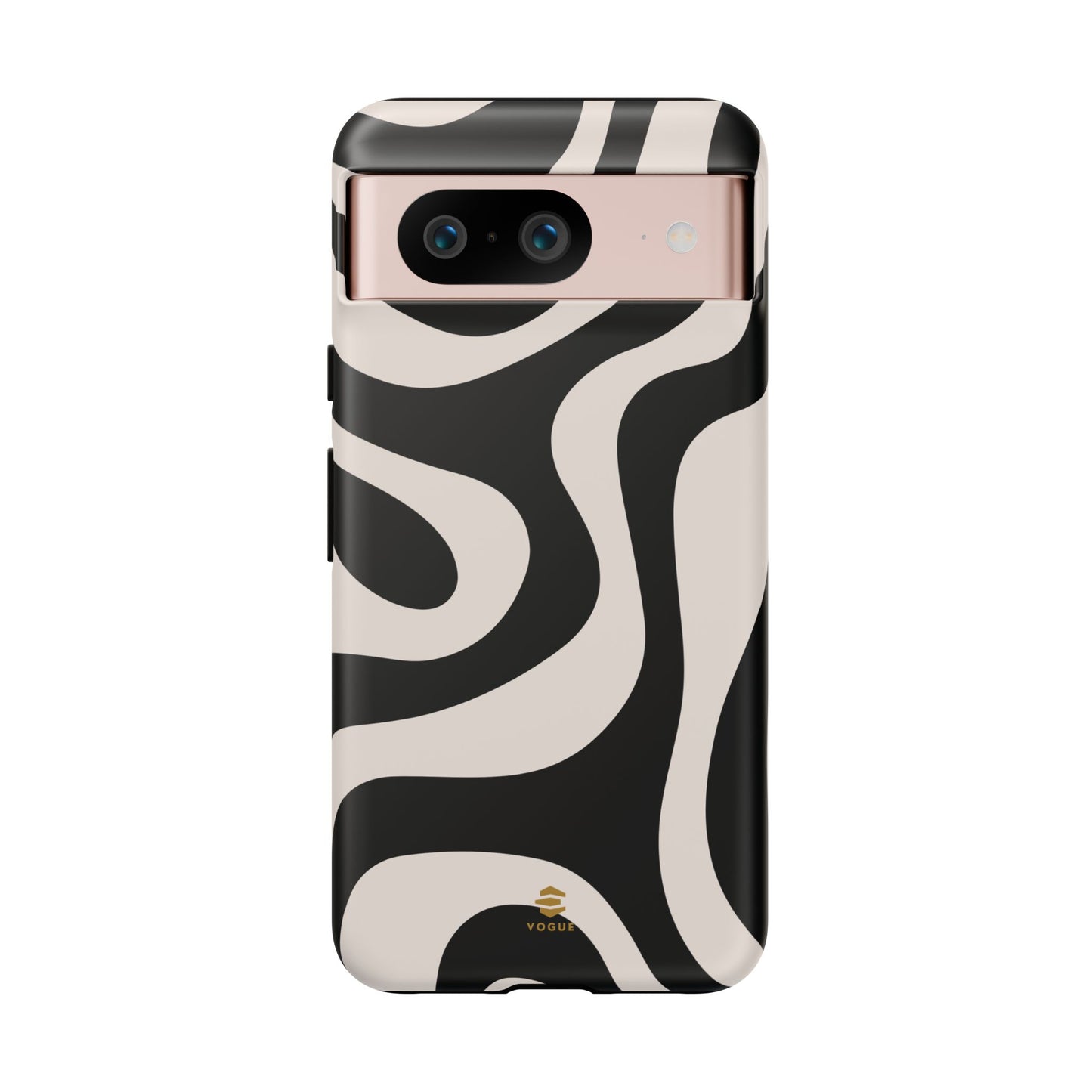 Black Swirl Google Pixel Tough Case