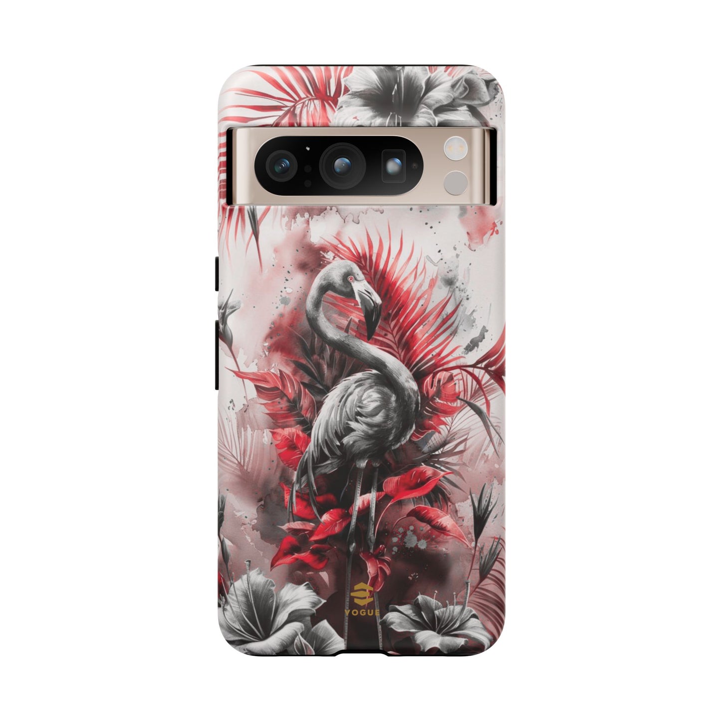 Flamingo Tropical Design Tough Phone Case Pixel