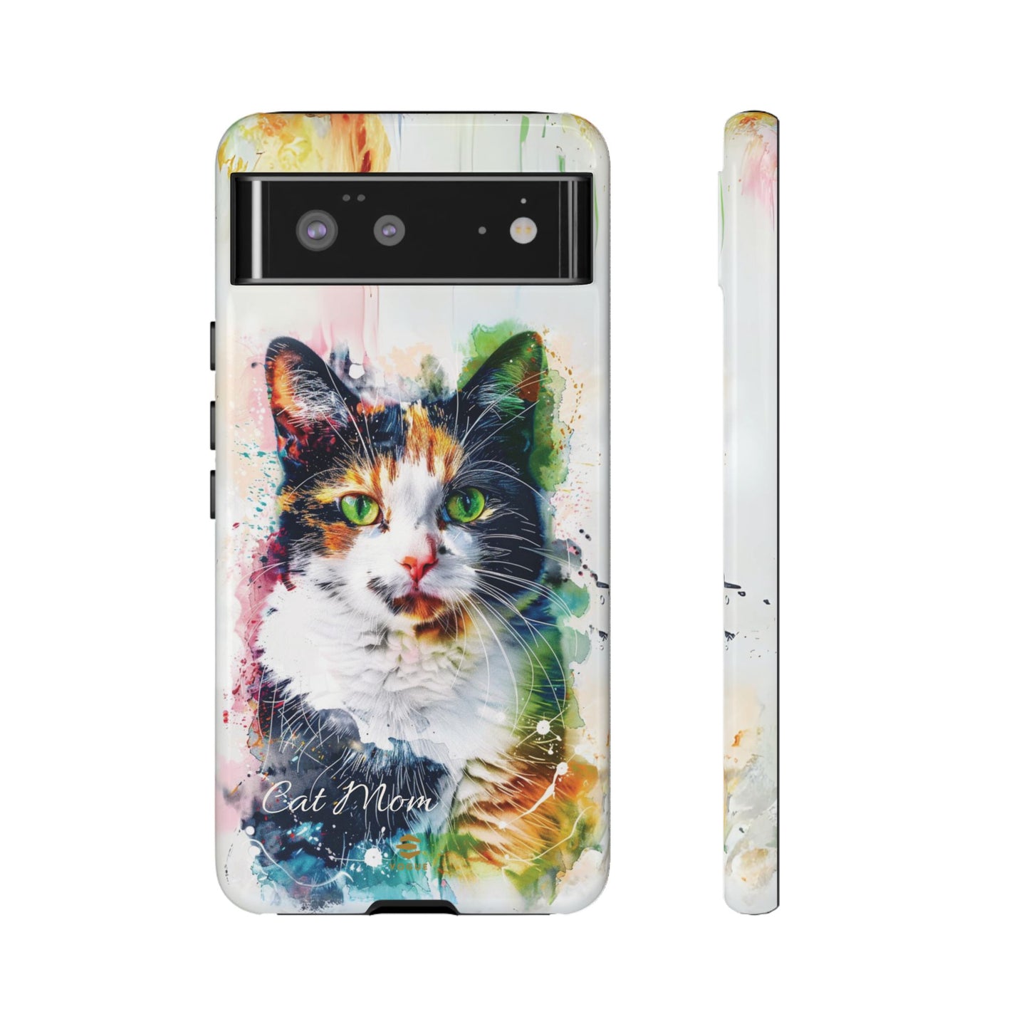 Custom Cat Mom Google Pixel Tough Case