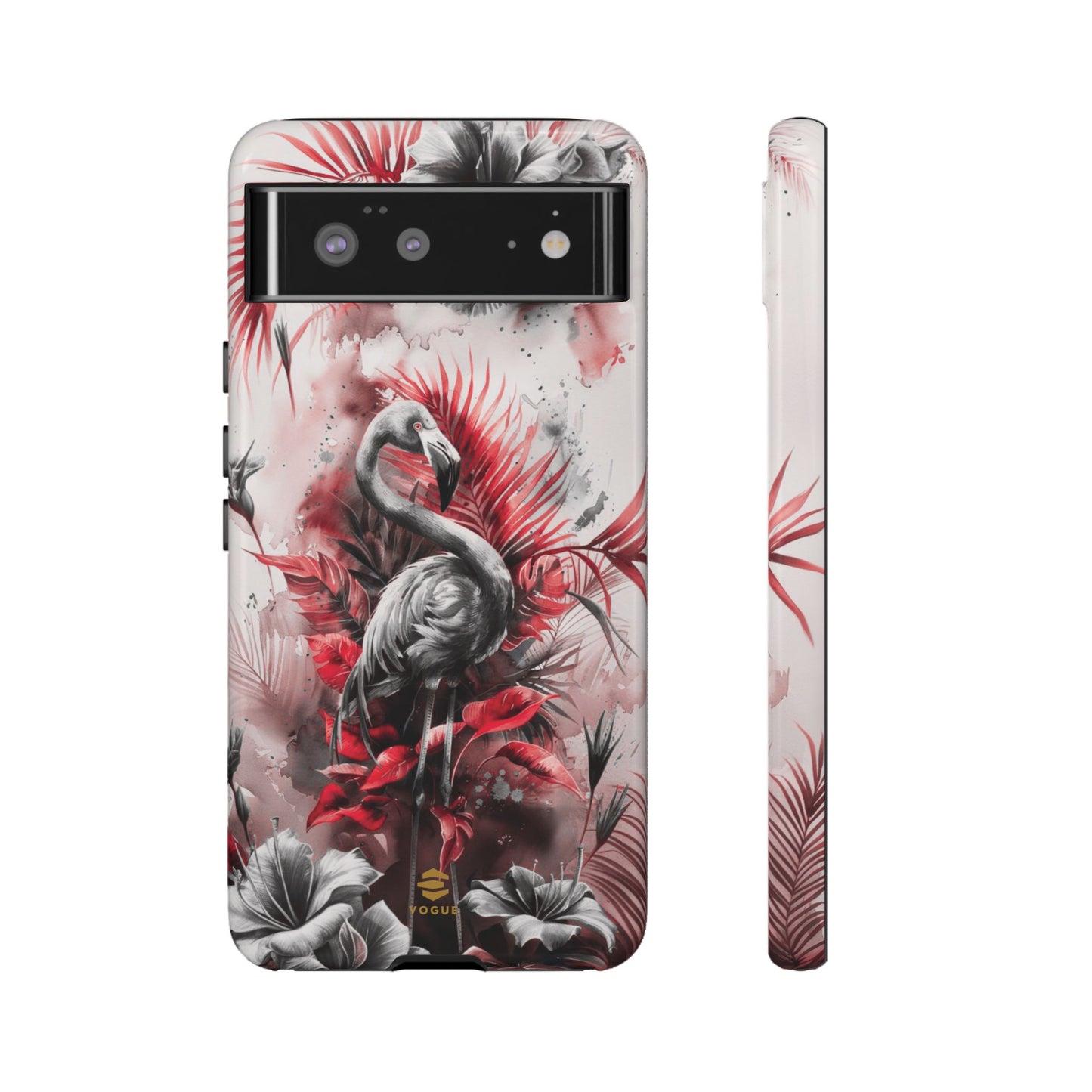 Flamingo Tropical Design Tough Phone Case Pixel
