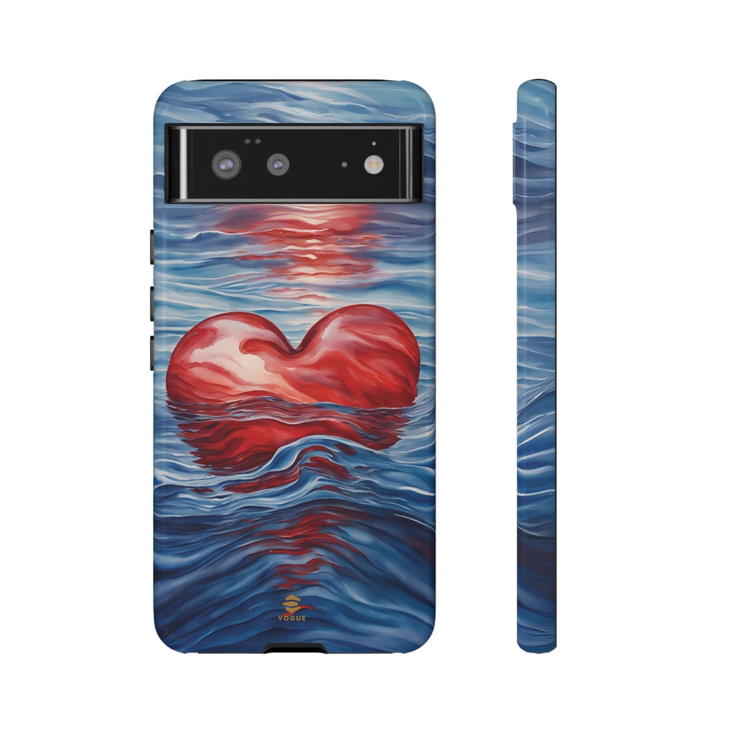 Deep Devotion Red Heart Google Tough Case Valentine's gift Protective Cover