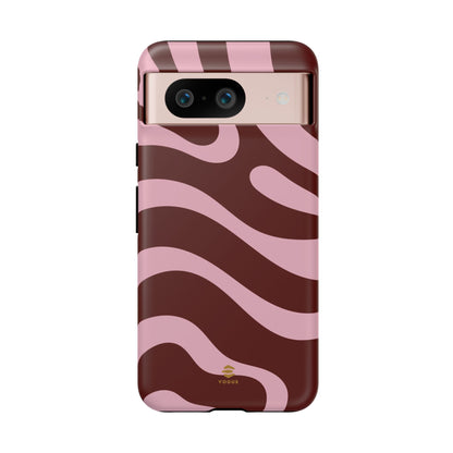 Maroon Ripple Google Pixel Case