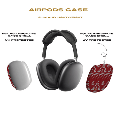 Red Xmas Jumper AirPod Max Cases