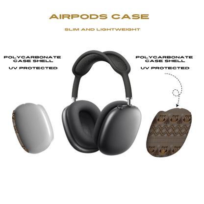 Owl Xmas AirPod Max Cases