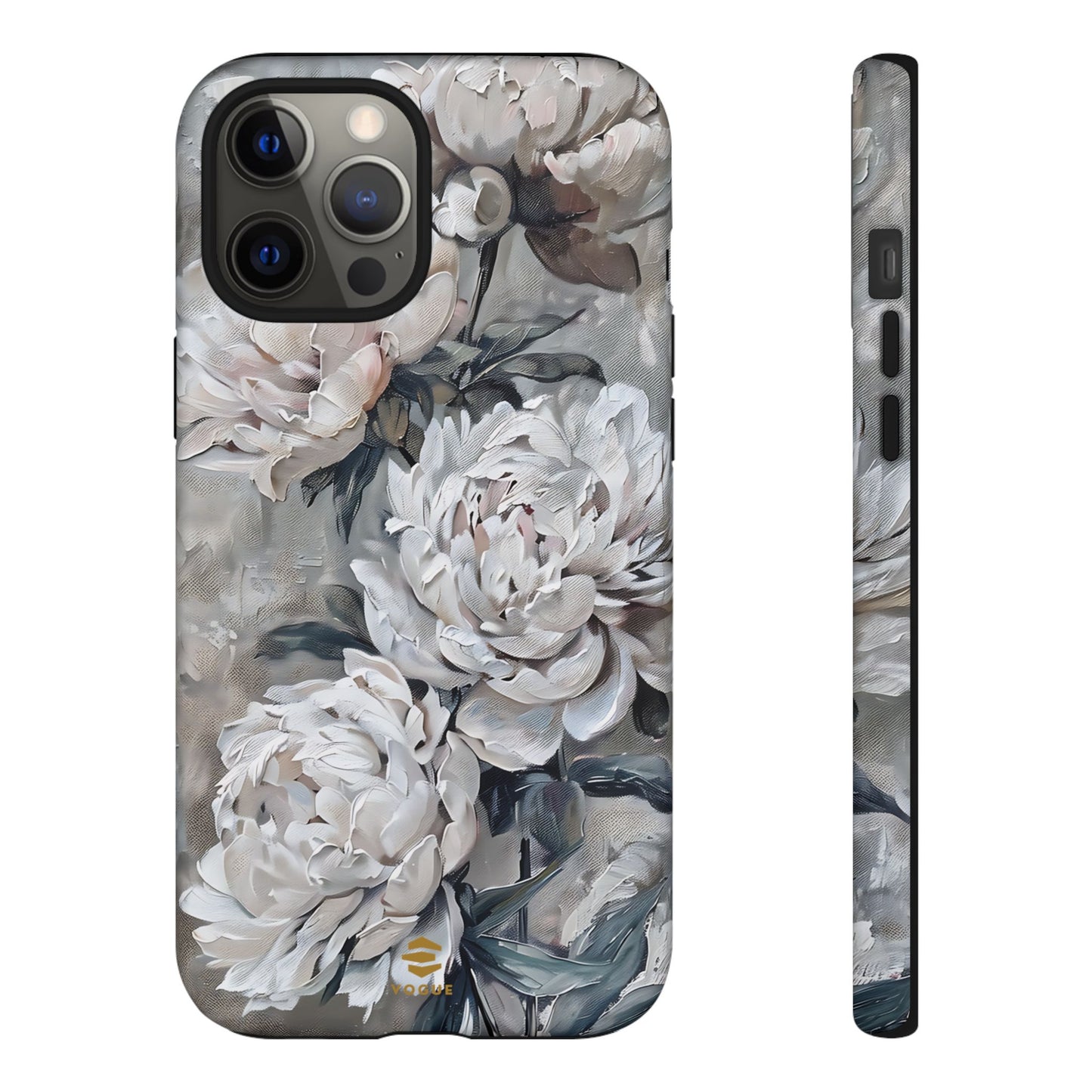 Funda para iPhone con pintura de peonías