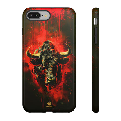 Bull Black iPhone Tough case