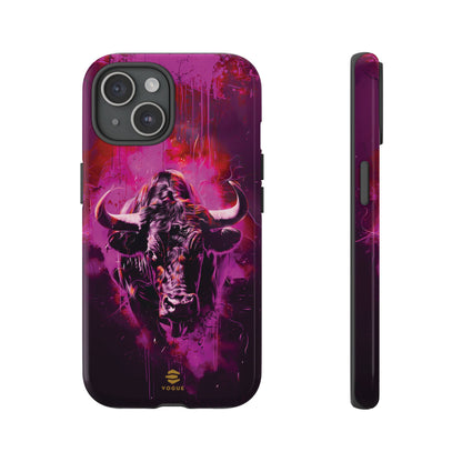 Bull Hot Pink iPhone Case