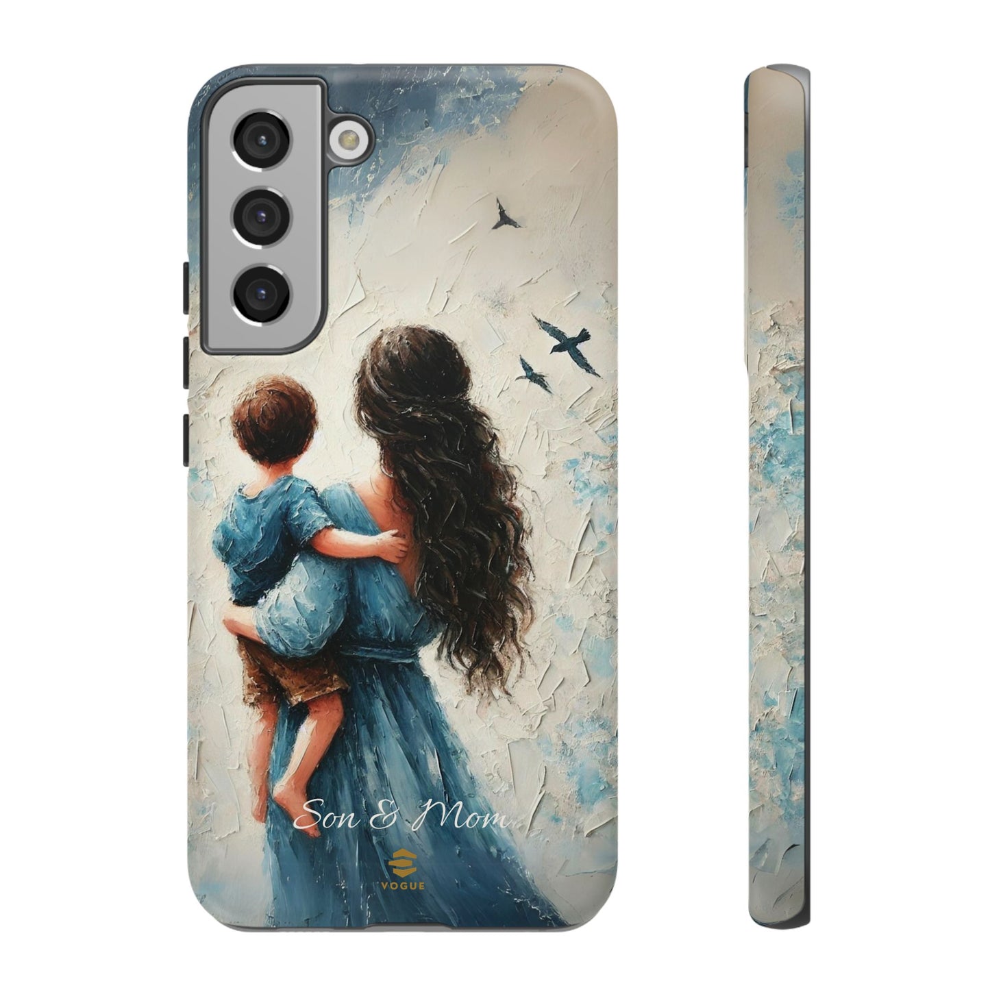 Custom Son & Mom Samsung Galaxy Tough Phone Case