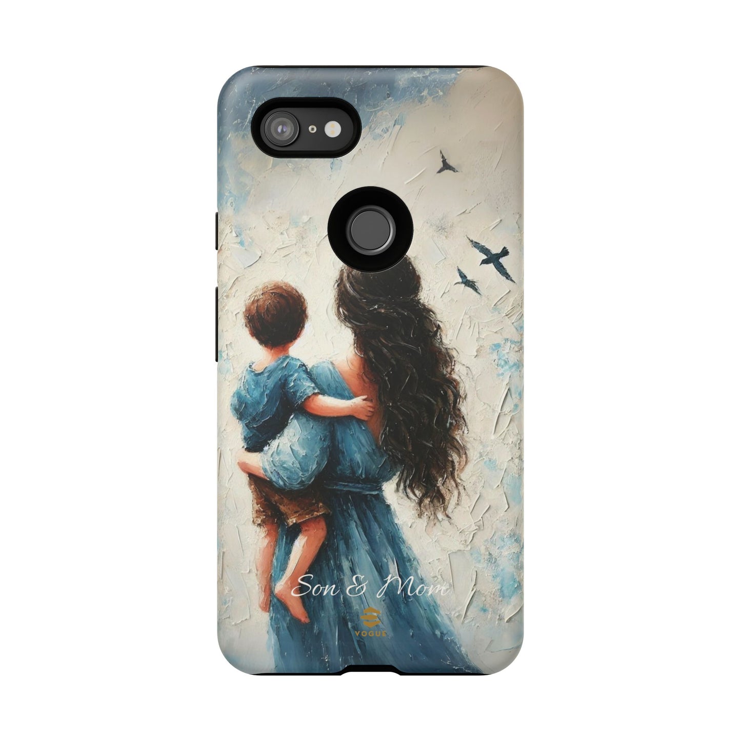 Custom Son & Mom Google Pixel Tough Phone Case