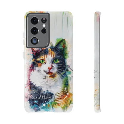 Custom Cat Mom Samsung Galaxy Tough Case