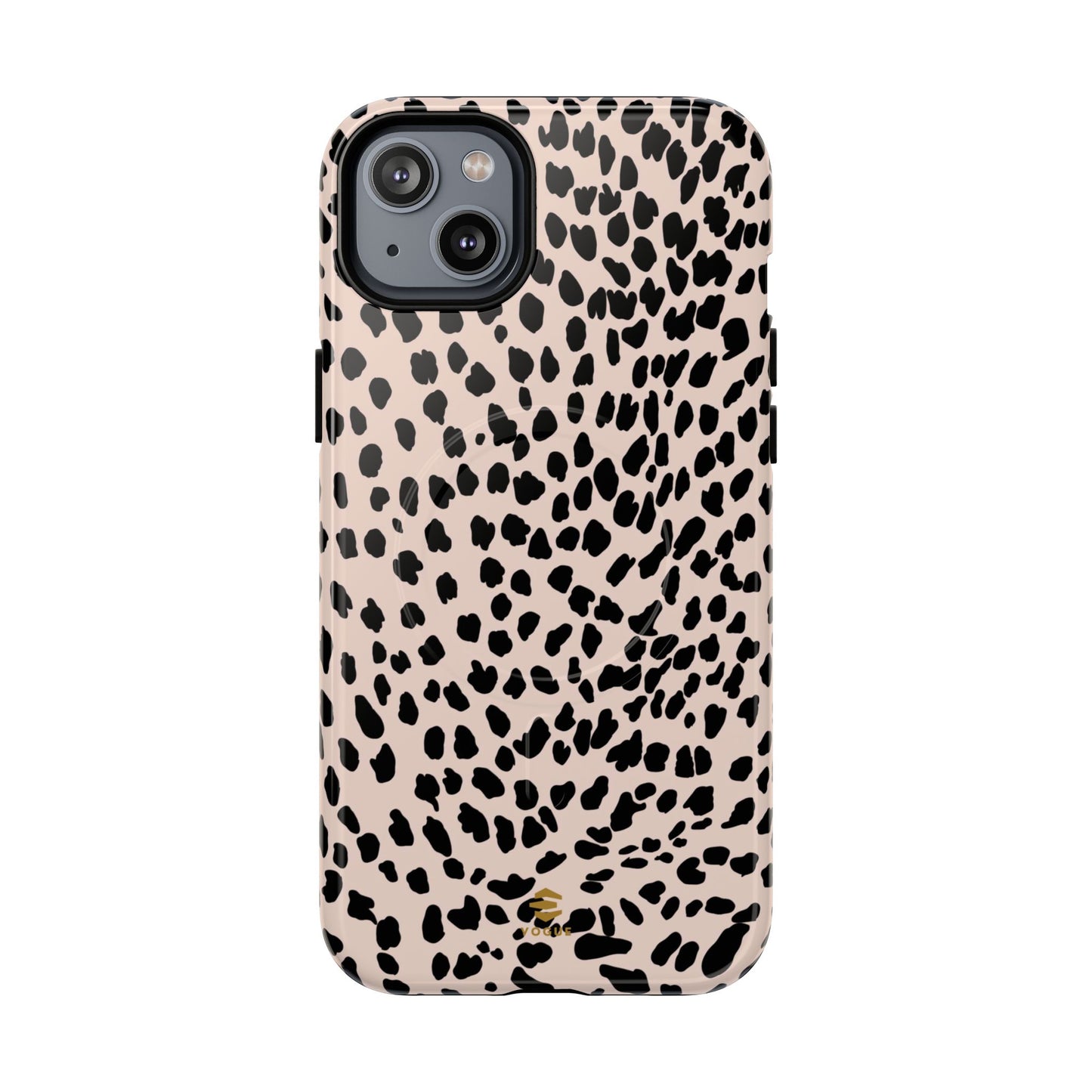 Beige Animal Print MagSafe iPhone Case