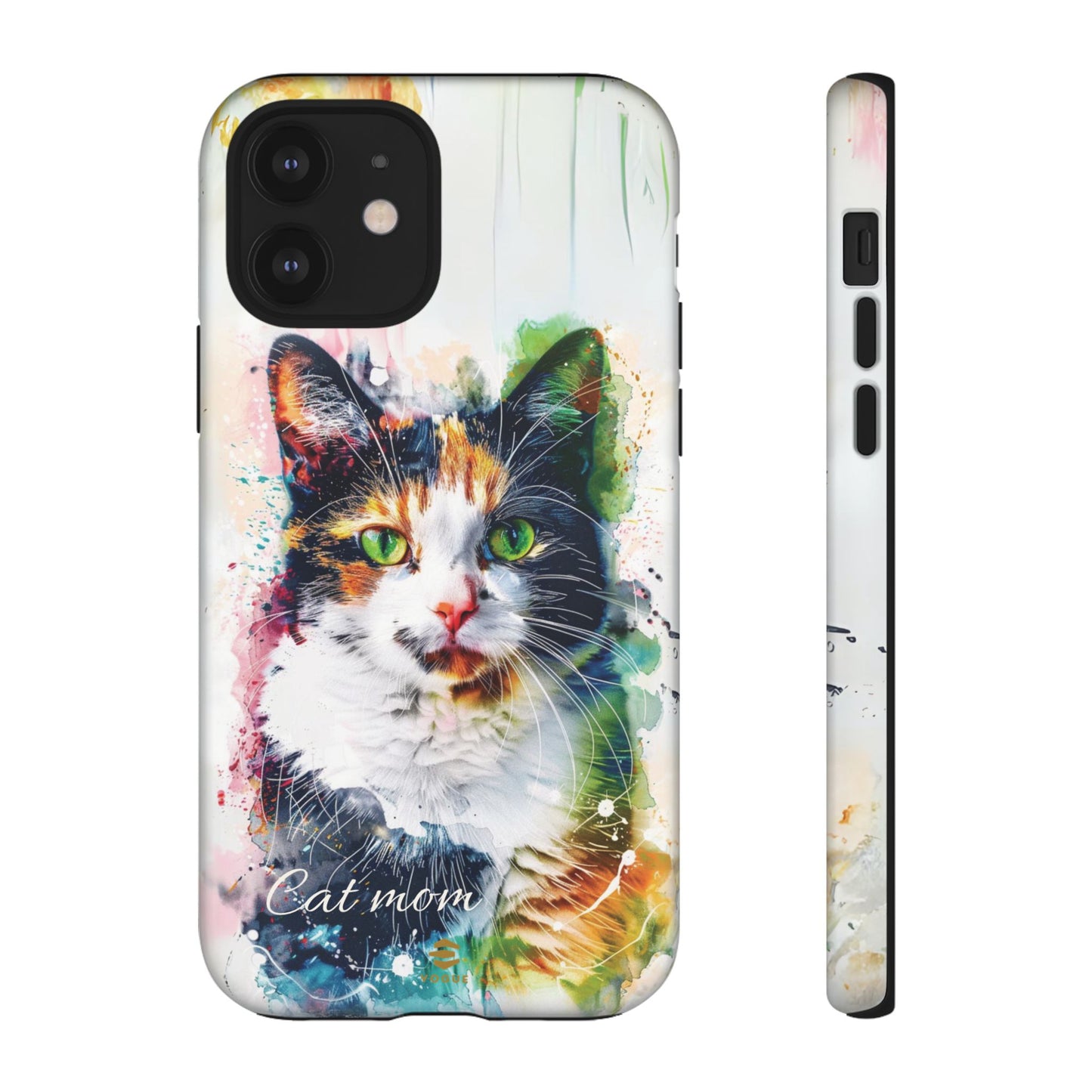 Custom Cat Mom iPhone Tough Case