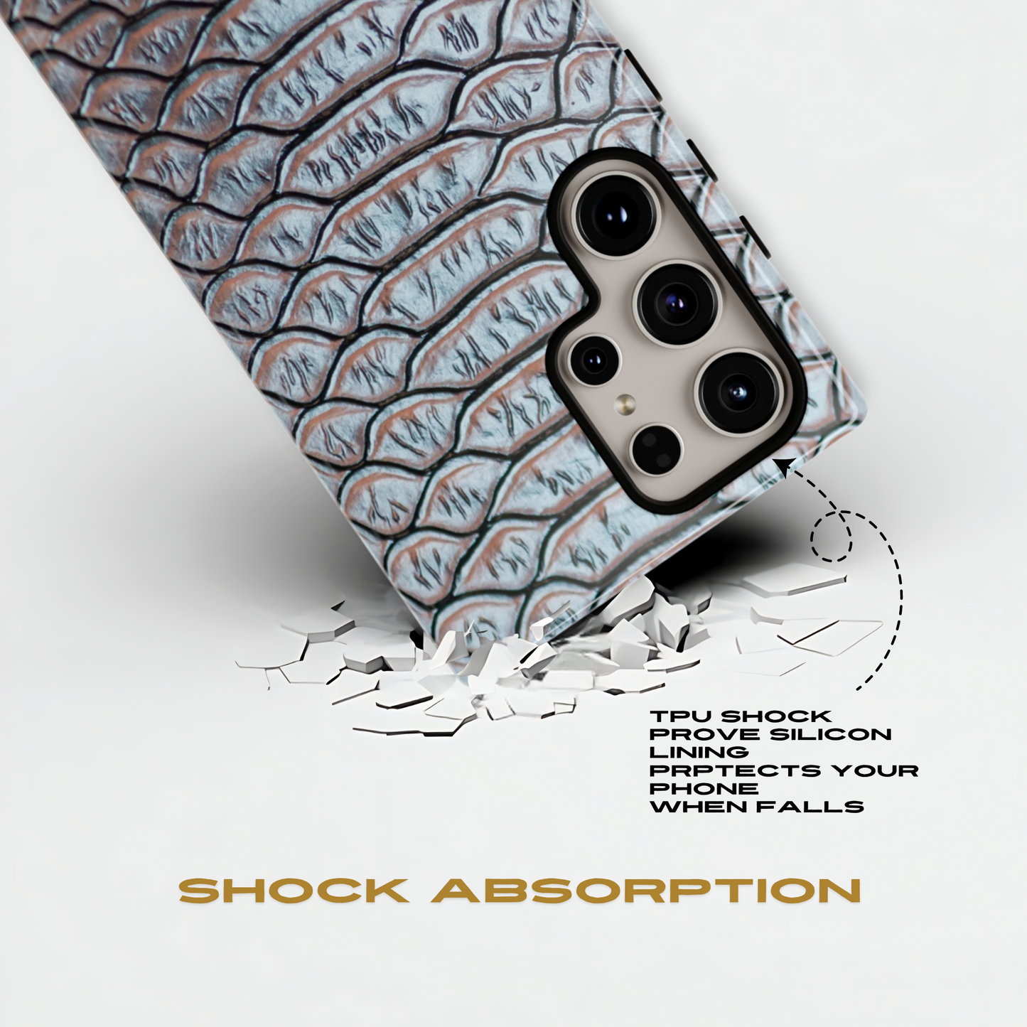 Blue Hiss Samsung Tough Case